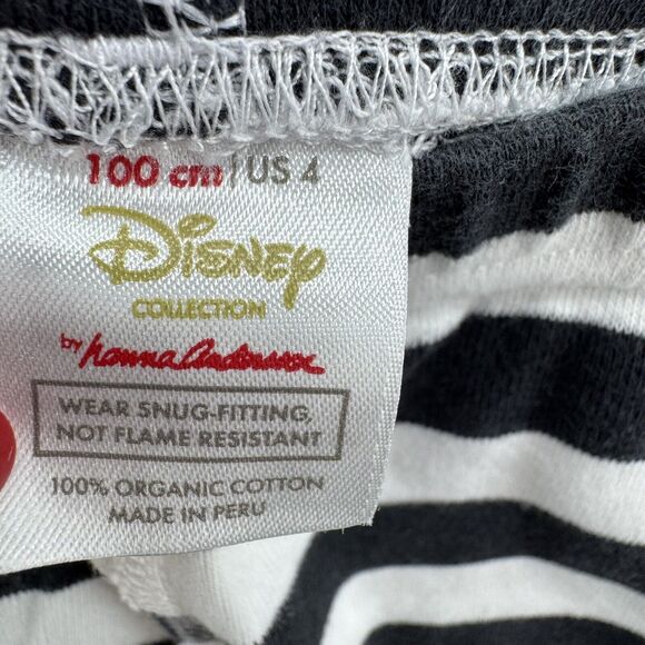 Hanna Andersson Disney Unisex Child Mickey Mouse Pajama Set Long John US 4 / 100 - Picture 5 of 7